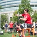 Athlete Practices the Discus Throw