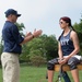 Coach and Athlete Discuss Strategy