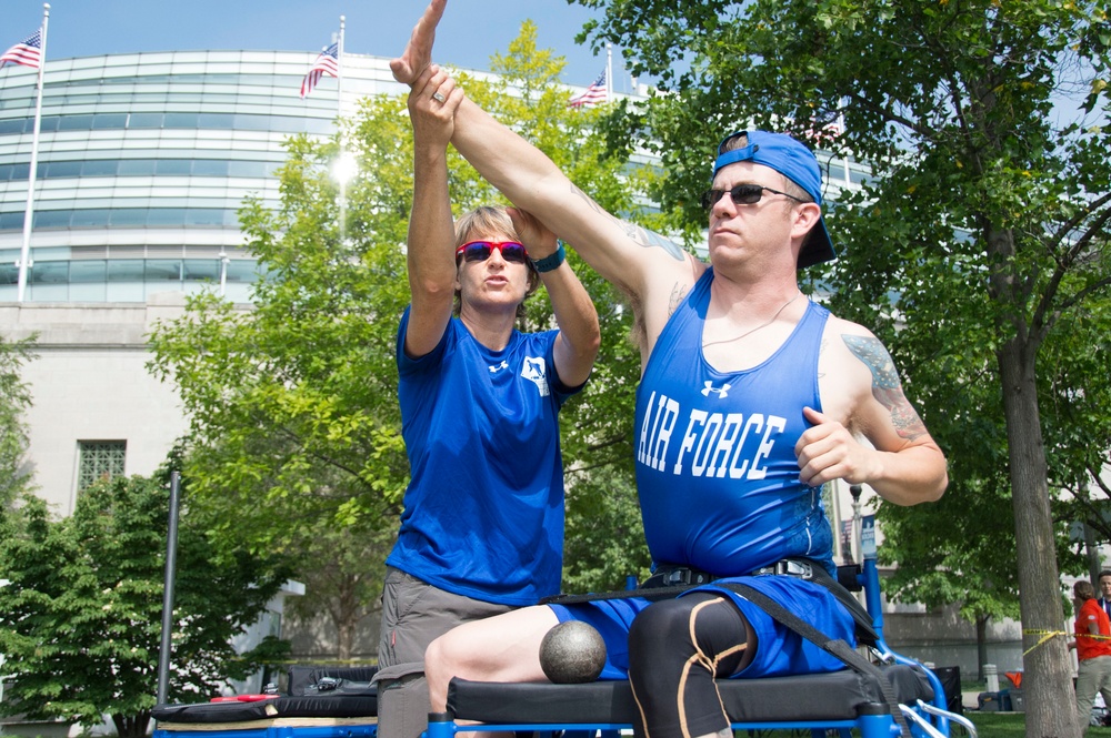 Team Air Force Athlete Prepares for Competition