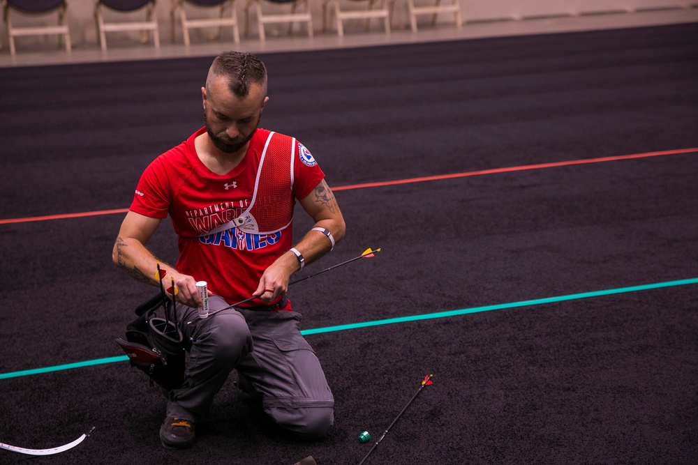 Team Marine Corps athletes prepare for archery competition