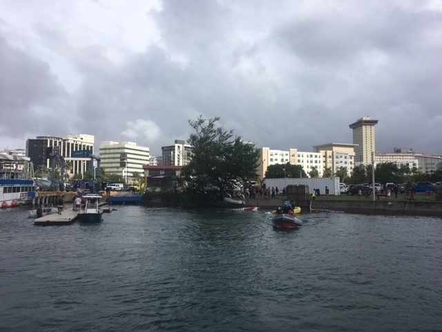 Coast Guard, Puerto Rico emergency authorities respond to downed aircraft off San Juan Bay Marina in San Juan, Puerto Rico