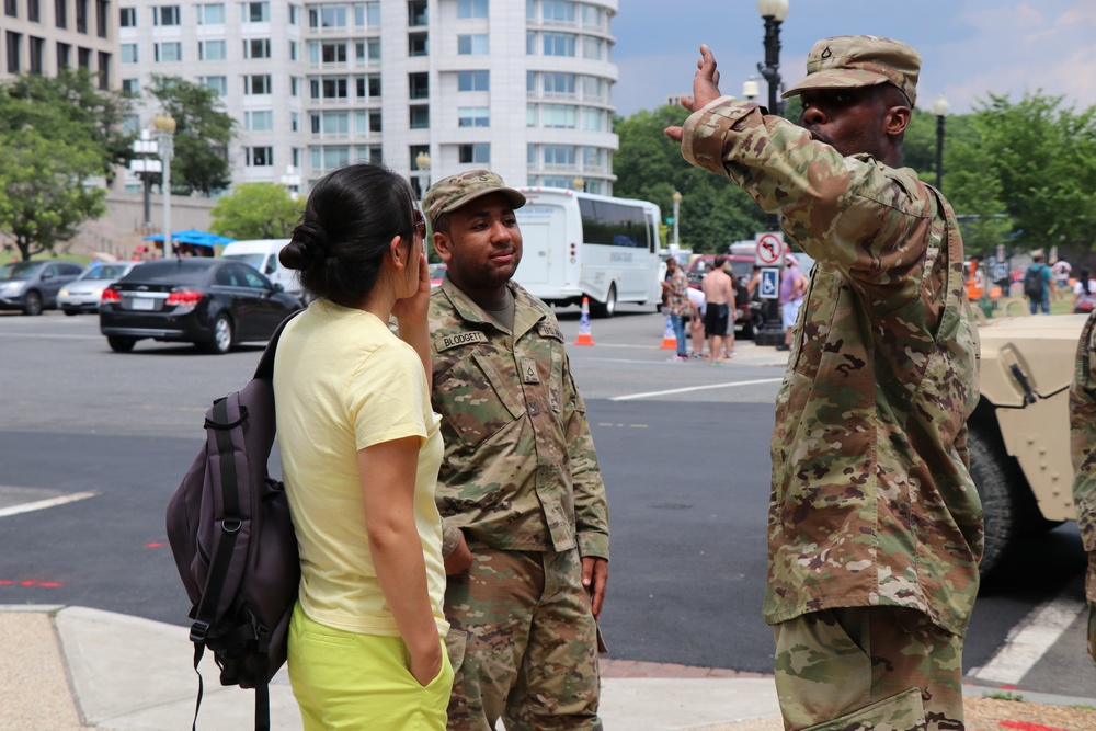 Capital Guardians assist with Independence Day festivities