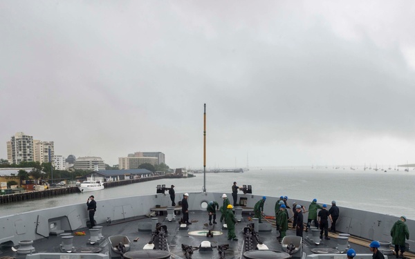 USS Green Bay sea and anchor detail