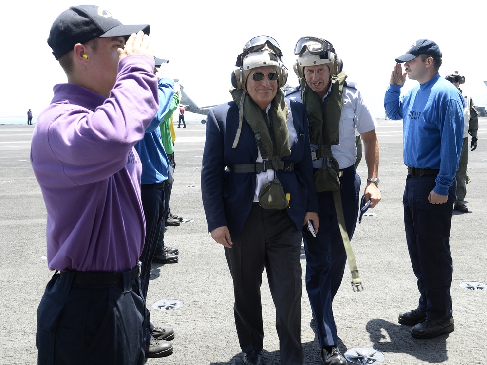 Supercarrier of Partnership: Israeli PM Netanyahu visits USS George H. W. Bush