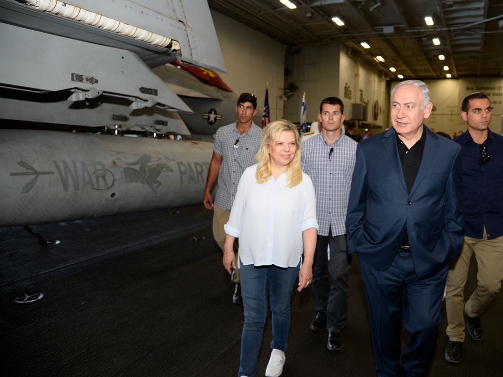 Supercarrier of Partnership: Israeli PM Netanyahu visits USS George H. W. Bush