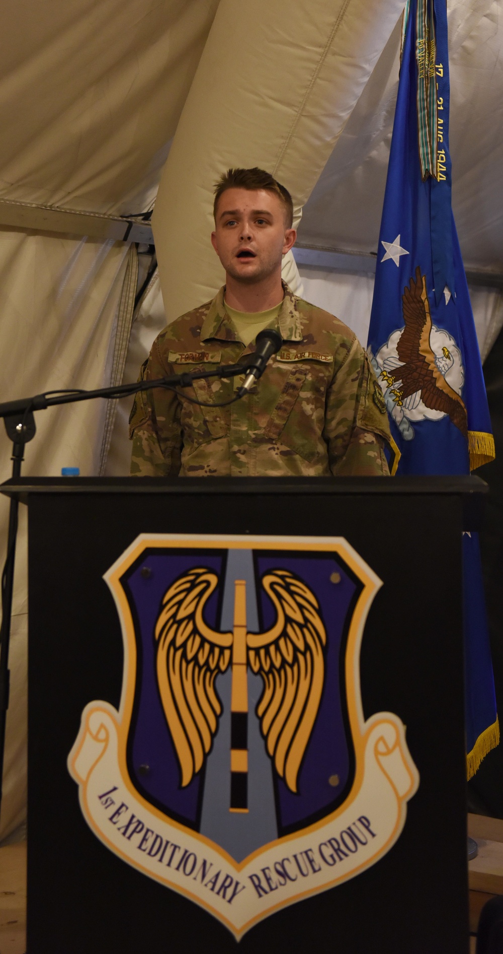 1st Expeditionary Rescue Group Change of Command