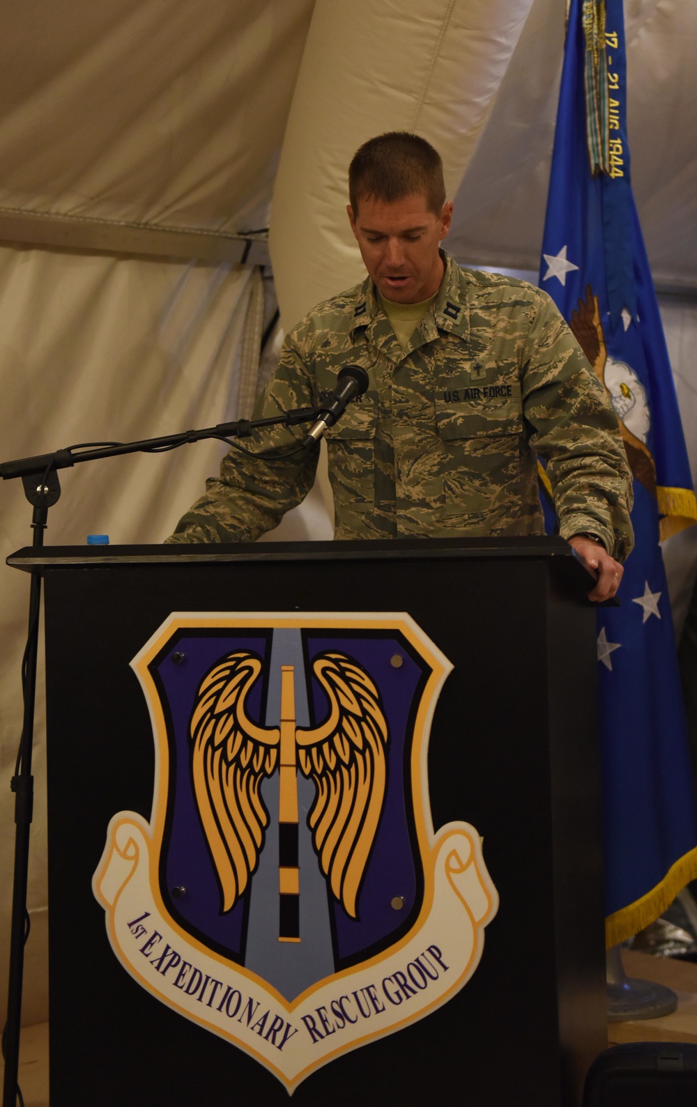 1st Expeditionary Rescue Group Change of Command