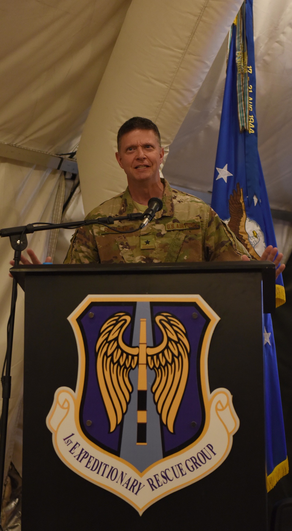 1st Expeditionary Rescue Group Change of Command