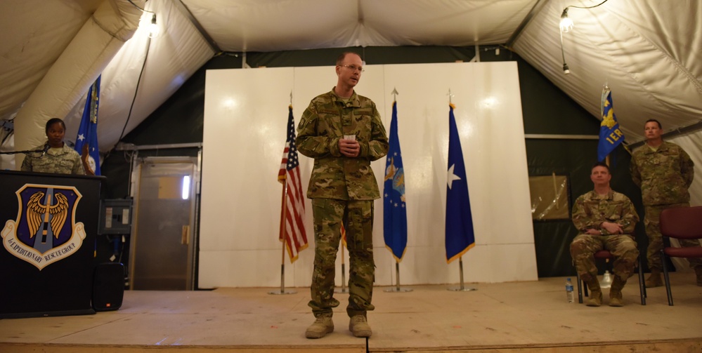 1st Expeditionary Rescue Group Change of Command