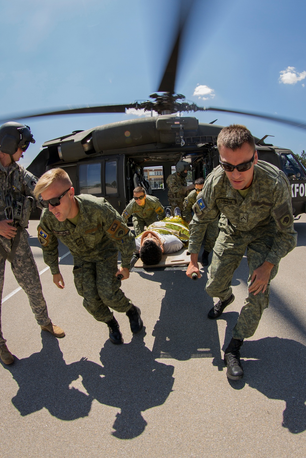 KSF Medics Train Alongside KFOR 23