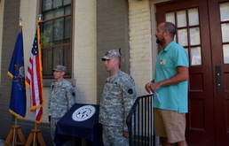 Pa. Guard unit honored by community with commemorative World War I plaque