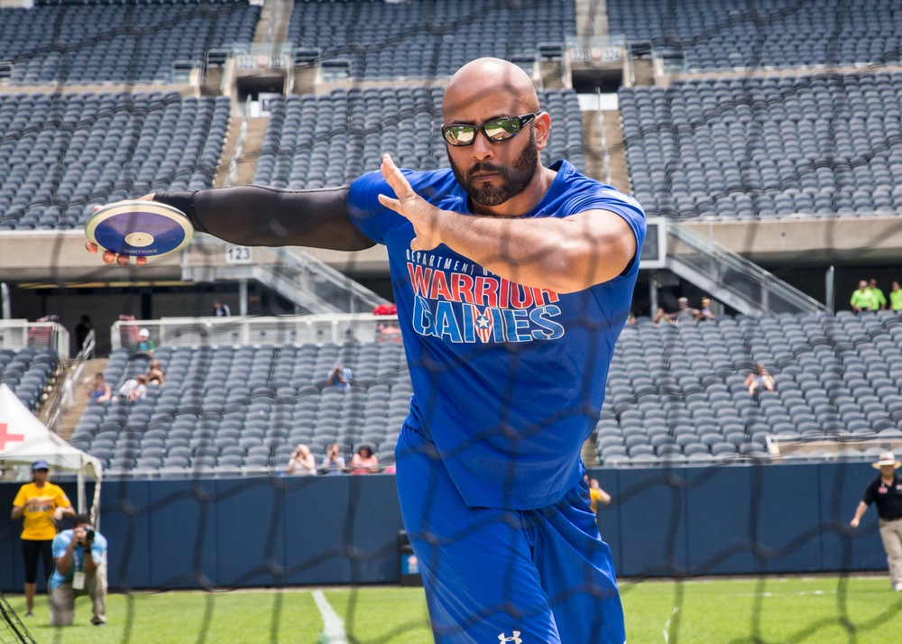 Discus Competition at Warrior Games