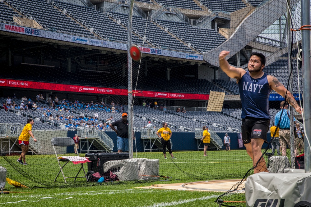 Discus Event at Warrior Games