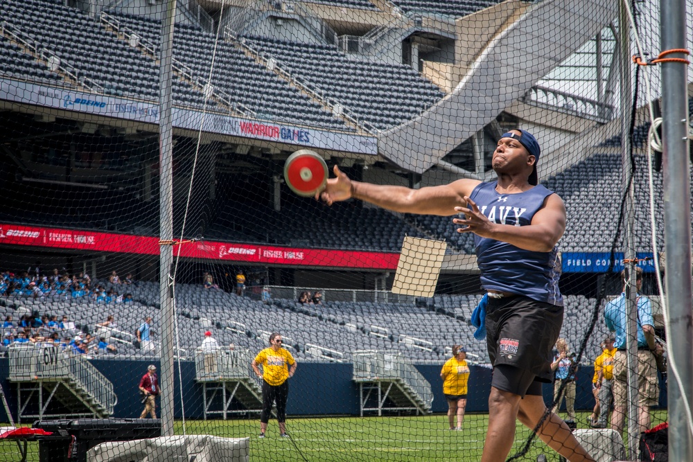 Discus Event at Warrior Games