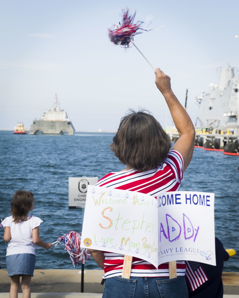 USS Gabrielle Giffords (LCS 10) homecoming