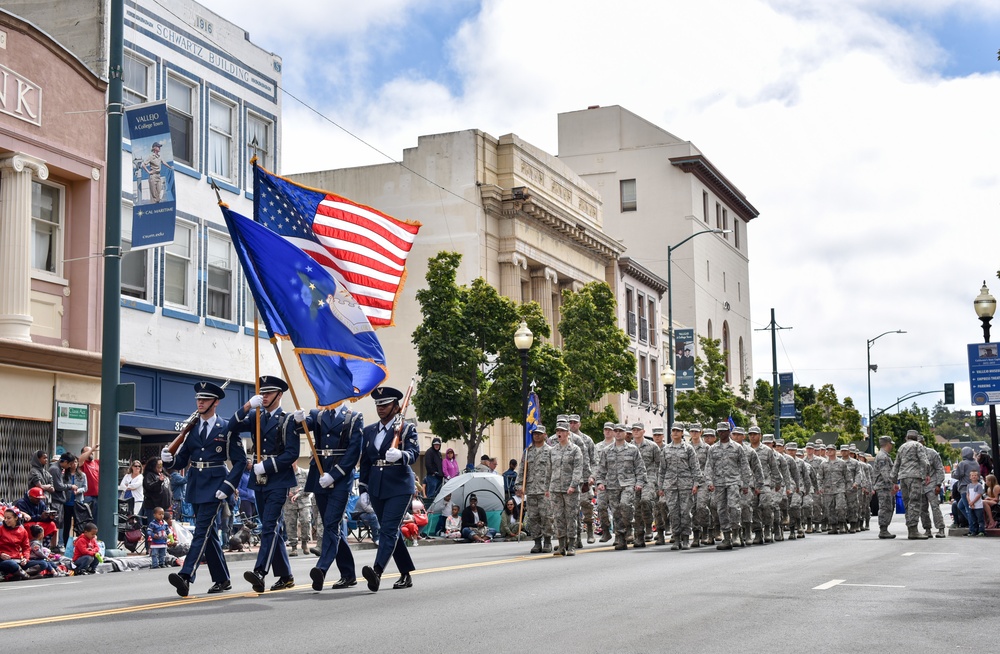 Travis Airmen celebrate July 4th with Vallejo