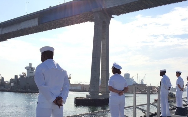 USS Gabrielle Giffords (LCS 10) homecoming