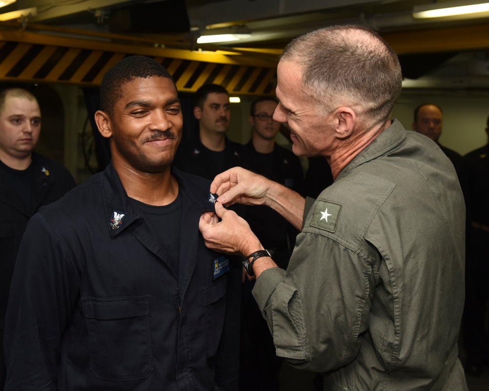 Sailor Gets Promoted To 2nd Class