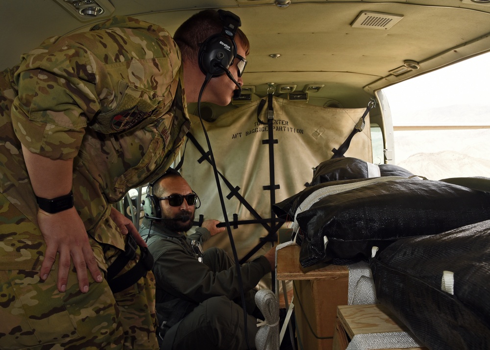 Afghan Air Force delivers first operational airdrop