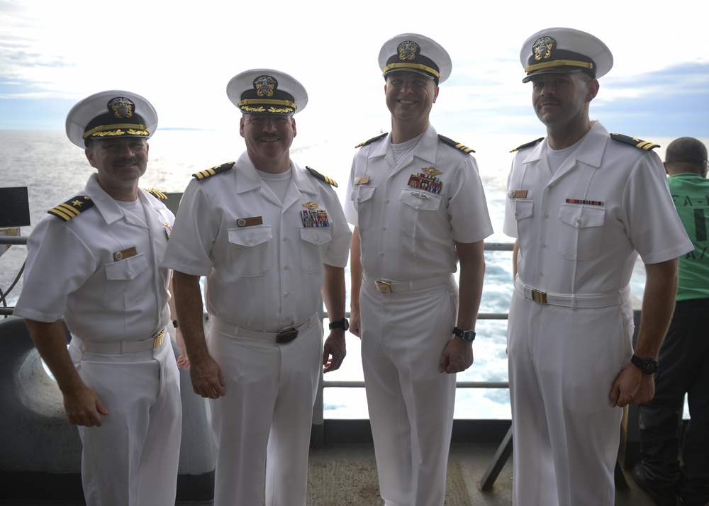 Nimitz Conducts Ceremony At Sea