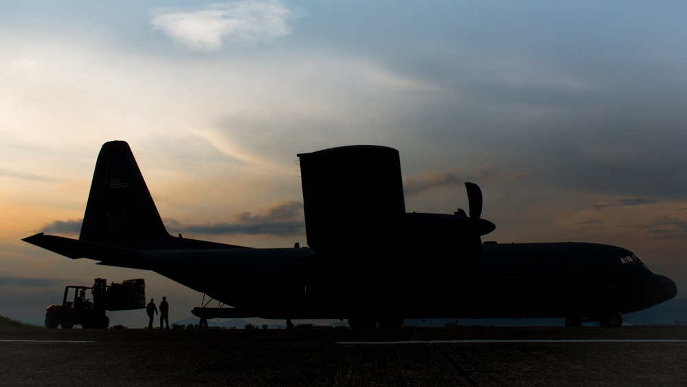 Yokota's C-130J completes first operational mission