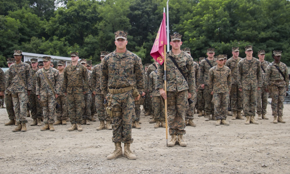 Devil Dogs with 3rd Law Enforcement Battalion get promoted in South Korea