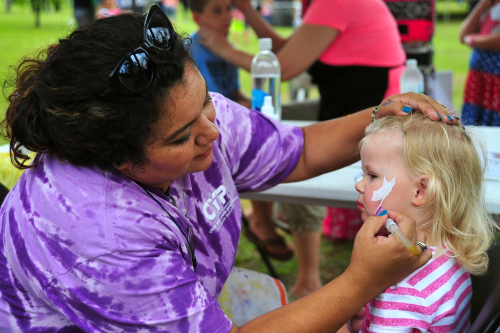 Airmen, families celebrate during Freedom Bash