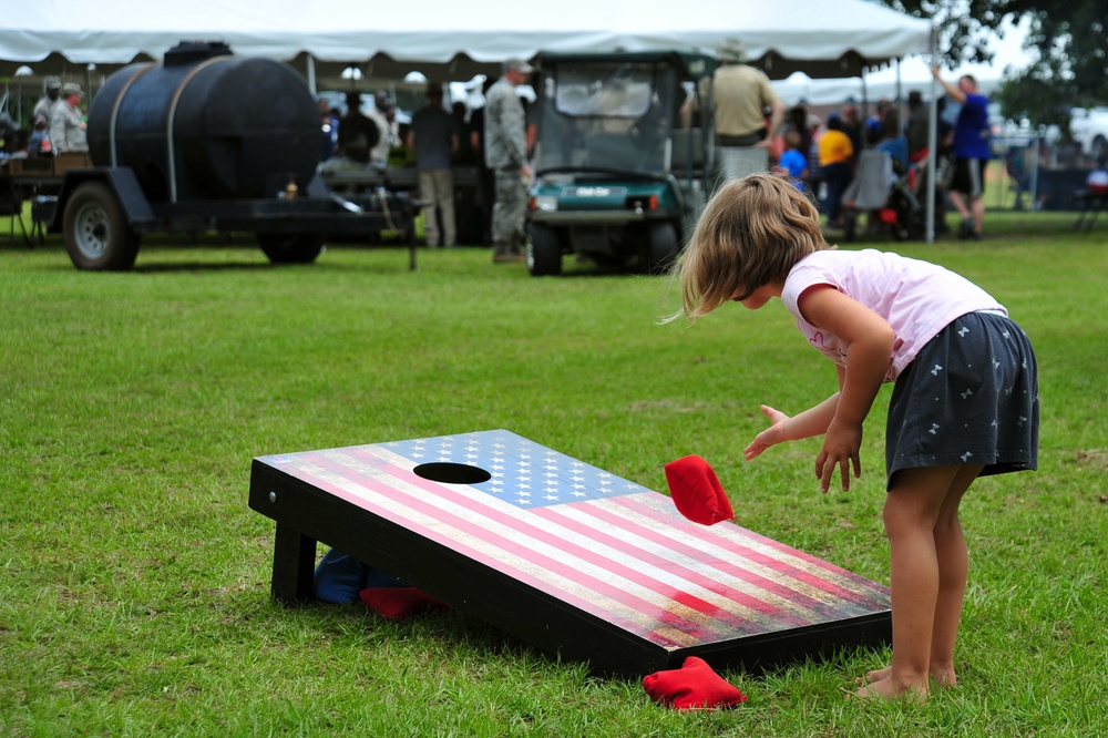 Airmen, families celebrate during Freedom Bash