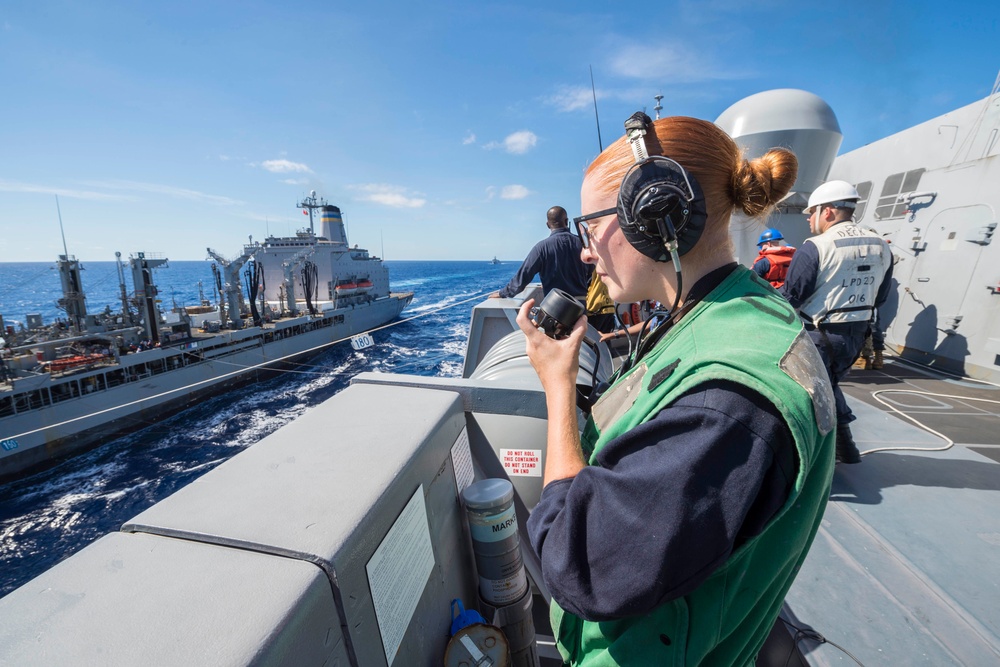 USS Green Bay replenishment-at-sea