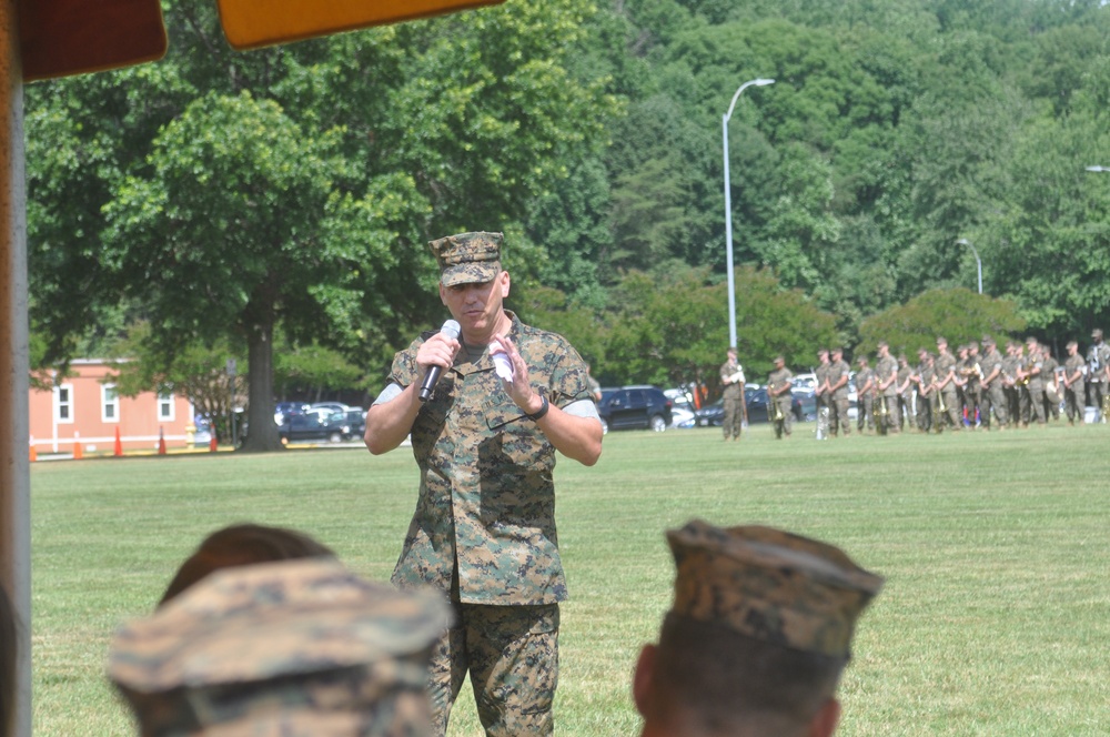 Headquarters &amp; Service Battalion Change of Command