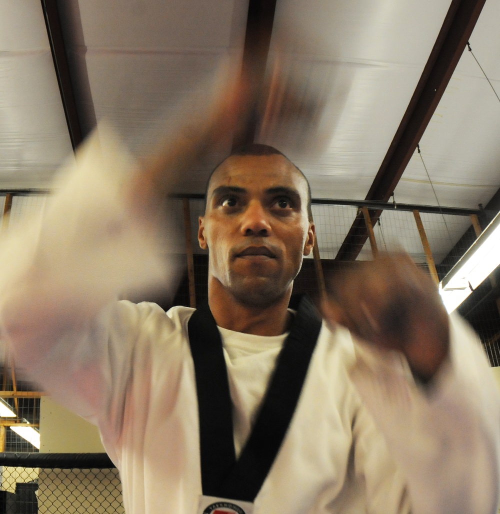 Business, unfinished -- Soldier resumes pursuit of martial arts gold after 16-year hiatus