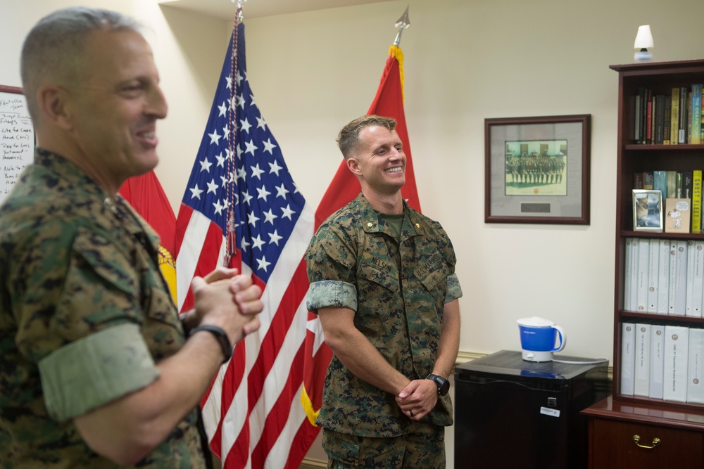 Maj. Jeremy Nelson's Award Ceremony