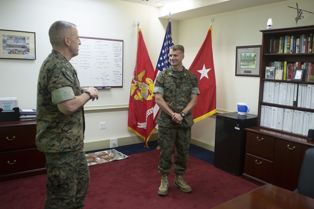 Maj. Jeremy Nelson's Award Ceremony