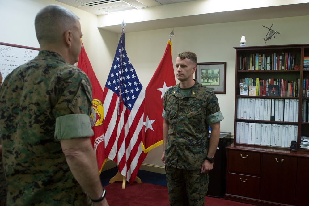 Maj. Jeremy Nelson's Award Ceremony