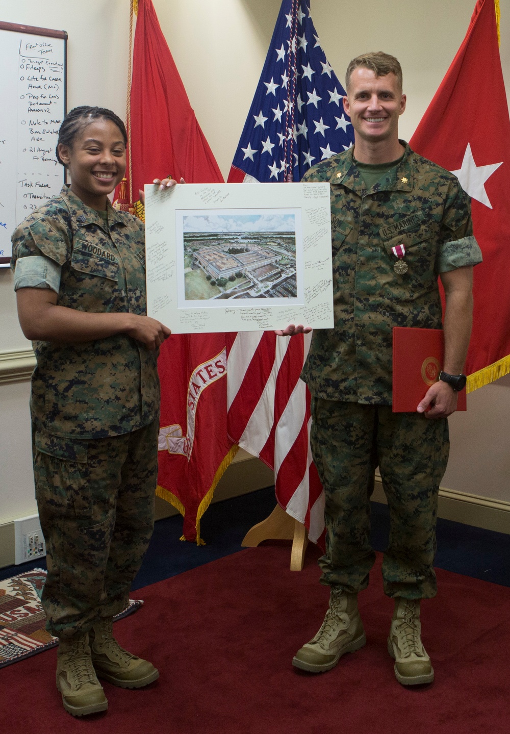 Maj. Jeremy Nelson's Award Ceremony