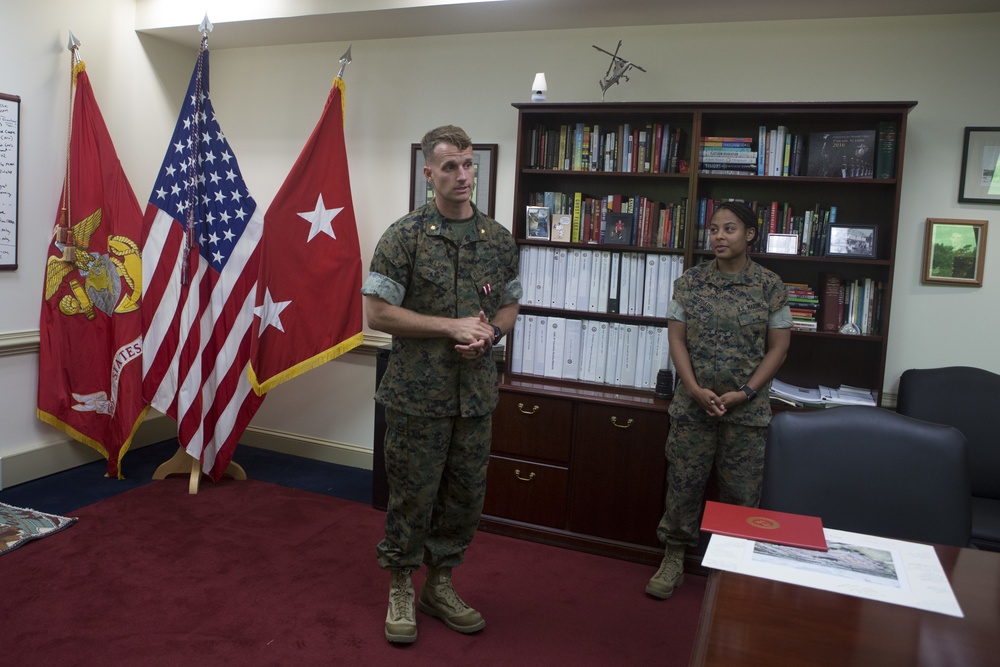 Maj. Jeremy Nelson's Award Ceremony