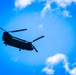 A CH-47 Chinook Silhouette