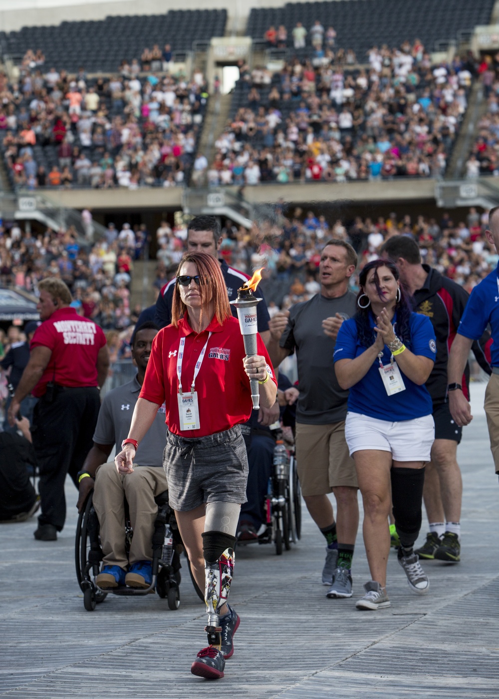 Warrior Games Ambassador Sarah Rudder Carries the Torch