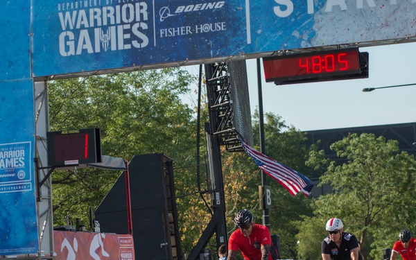 2017 DoD Warrior Games cycling competition