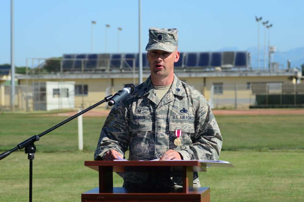 731st Munitions Squadron Change of Command Ceremony