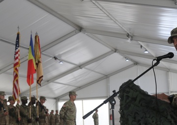 Command changes hands of key ABCT logistics unit in Romania