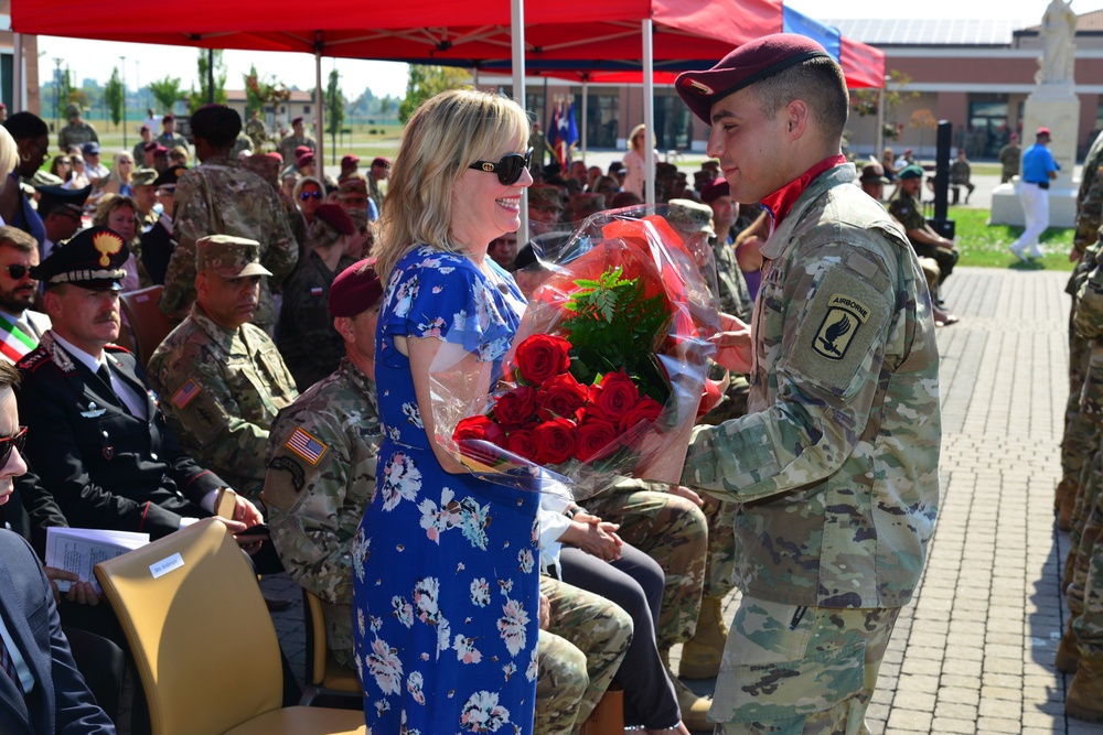 173rd Airborne Brigade Change of Command Ceremony , Caserma DEL DIN 7/7/2017