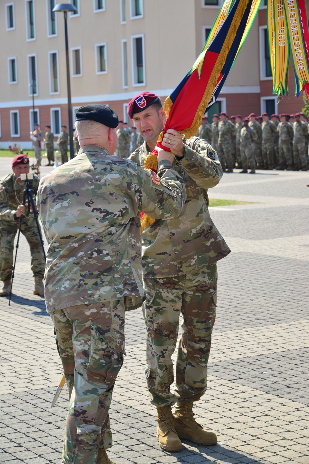 173rd Airborne Brigade Change of Command Ceremony , Caserma DEL DIN 7/7/2017