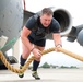 Snapshot: Australian strongman practices pulling a C-17