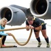 Snapshot: Australian strongman practices pulling a C-17