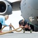 Snapshot: Australian strongman practices pulling a C-17