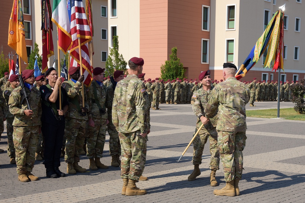 173rd Airborne Brigade, Change of Command Ceremony