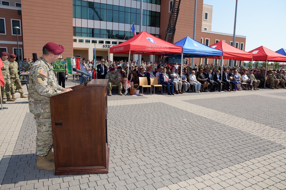 173rd Airborne Brigade, Change of Command Ceremony