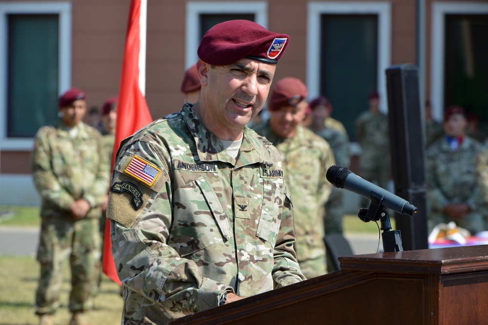 173rd Airborne Brigade, Change of Command Ceremony