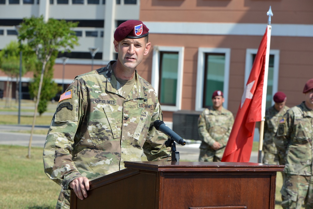 173rd Airborne Brigade, Change of Command Ceremony